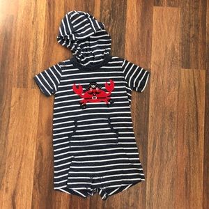 Carters Crab Hooded Outfit